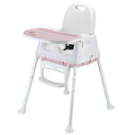 Large Baby Dining Chair Children's Dining Chair Multifunctional Foldable Portable Baby Chair Dining Table Chair - Image 3