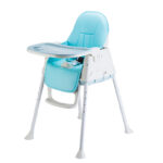 Large Baby Dining Chair Children's Dining Chair Multifunctional Foldable Portable Baby Chair Dining Table Chair - Image 2