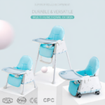 Large Baby Dining Chair Children's Dining Chair Multifunctional Foldable Portable Baby Chair Dining Table Chair